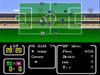 une photo d'Ã©cran de Captain Tsubasa 3 sur Nintendo Super Nes